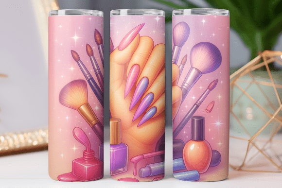 3d Nail Art Tumbler Wrap 20oz Photo Art Graphics Freebies