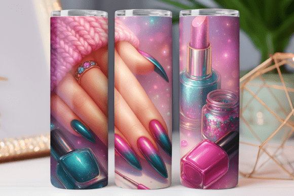 3d Nail Art Tumbler Wrap Design Review