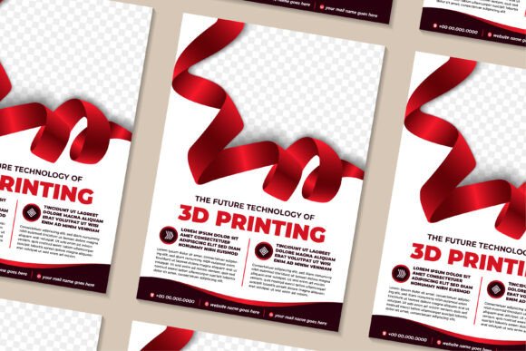 3d Printing Vertical Flyer: Graphics and Print Templates Review