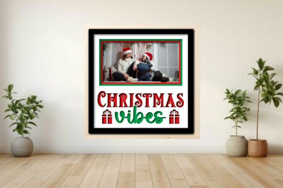 Christmas Vibes Photo Frame Shadow Graphics and Crafts Review