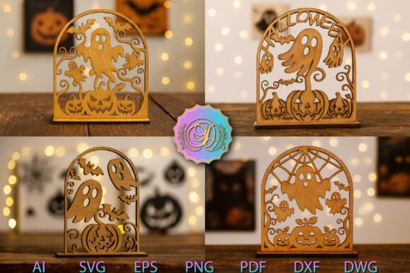 Halloween Spooky Home Decor 3DSVG Bundle for Laser Cutting
