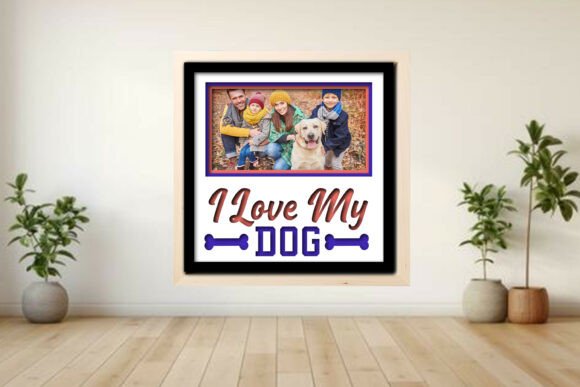 I Love My Dog Photo Frame Shadow Graphics and Crafts Review