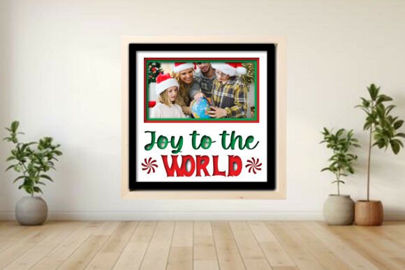 Joy to the World Photo Frame Shadow Graphics and Crafts Review
