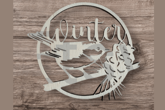 Layered Laser Cut Winter Bird Review