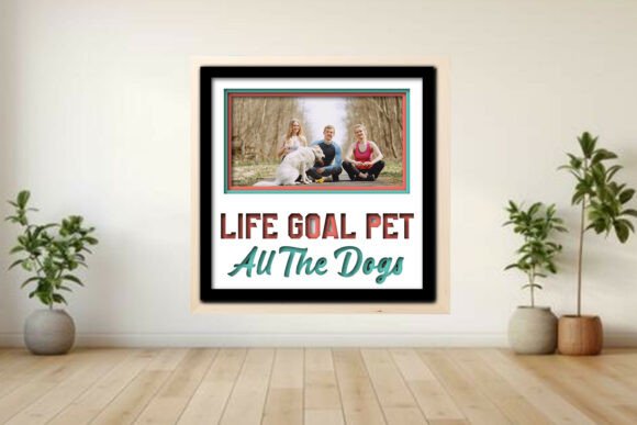 Life Goal Pet -- Dogs Photo Frame Shadow Review