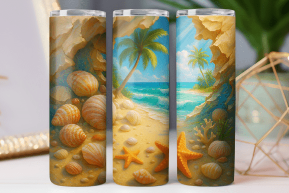 Paper Floral Tumbler Design Wrap 20oz Graphics and Tumbler Wraps