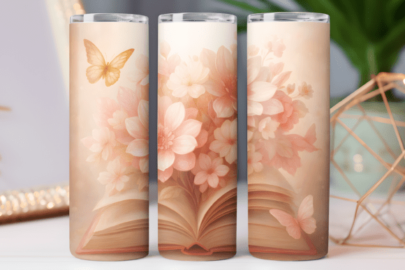 Paper Floral Tumbler Wrap 20oz Photo Art Review