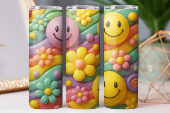 Paper Floral Tumbler Wrap 20oz Png Art Graphics and Tumbler Wraps