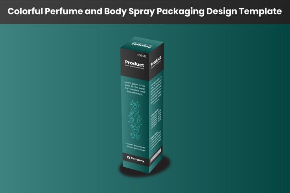 Perfume and Body Spray Packaging Design Graphics Freebies